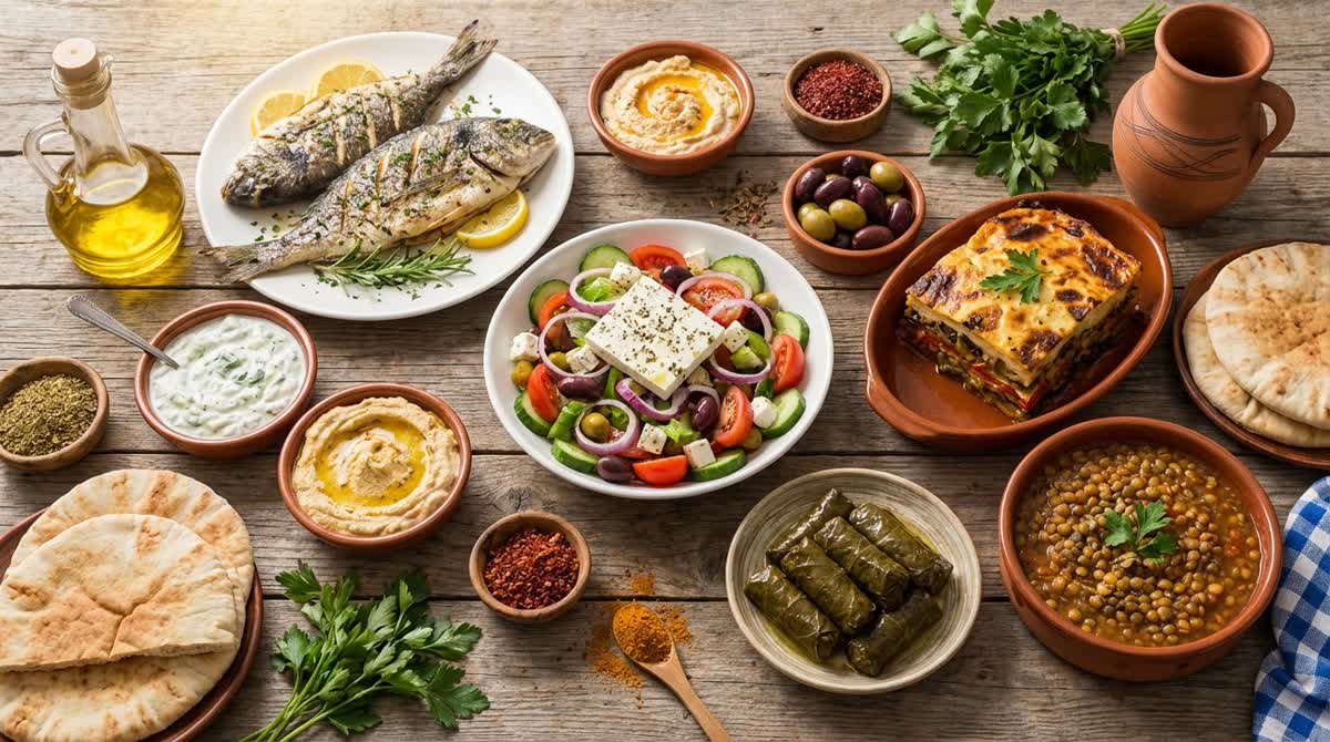 Greek Mediterranean Diet: 10 Traditional Recipes for Healthy Living