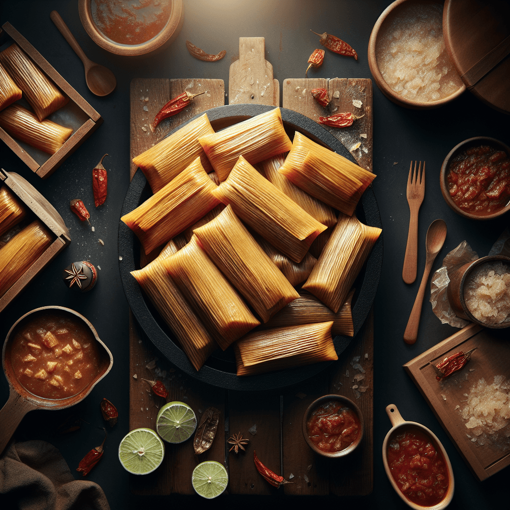 Classic Homemade Corn-Husk Tamales