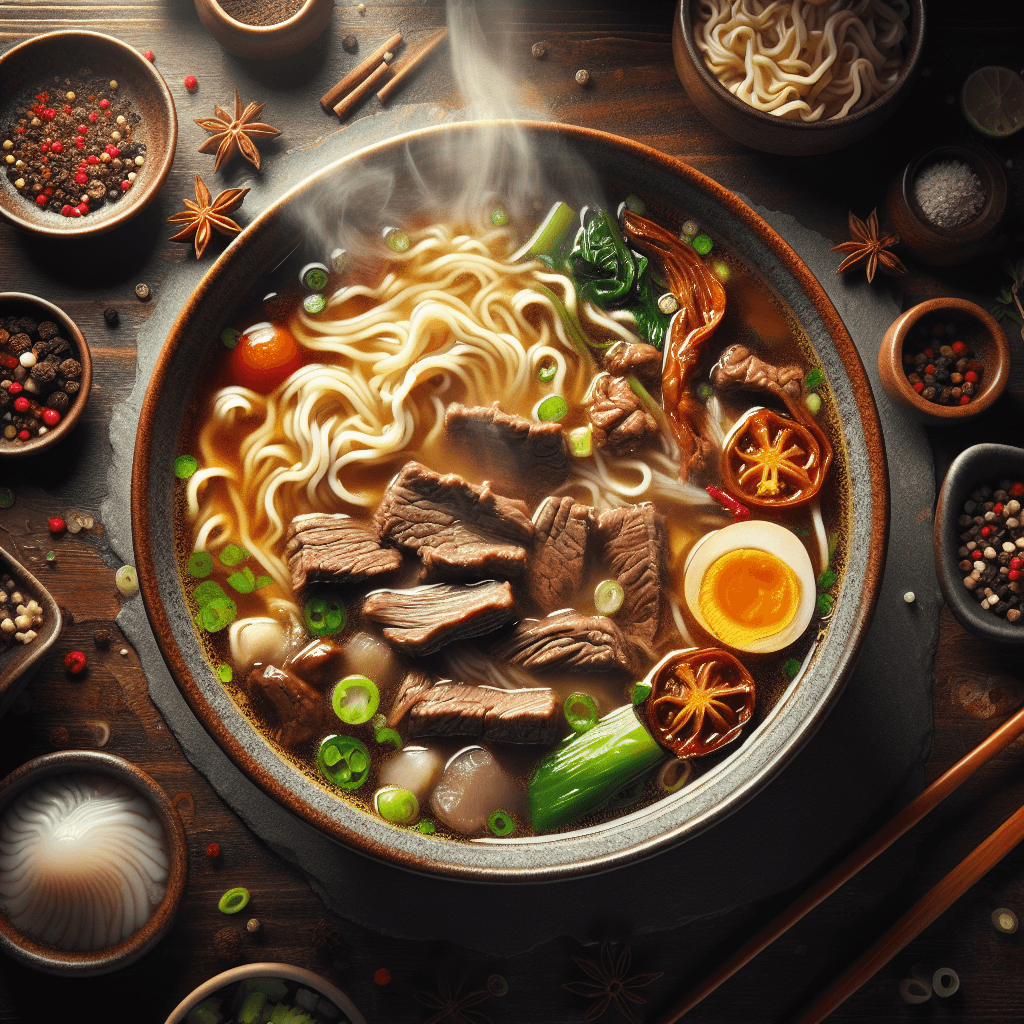 Five-Spice Beef Brisket Noodle Soup