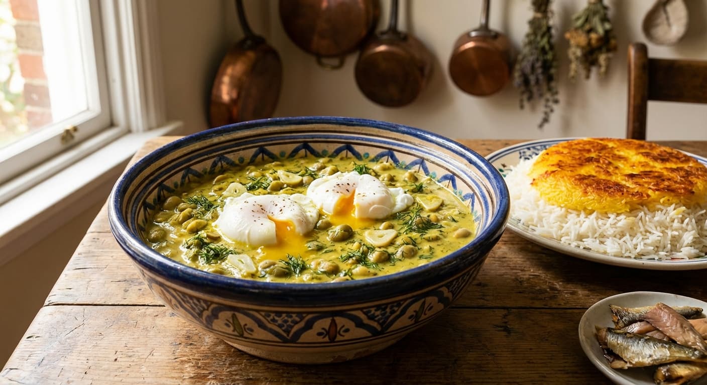 Baghali Ghatogh — Gilani Fava Bean & Dill Stew - authentic persian recipe