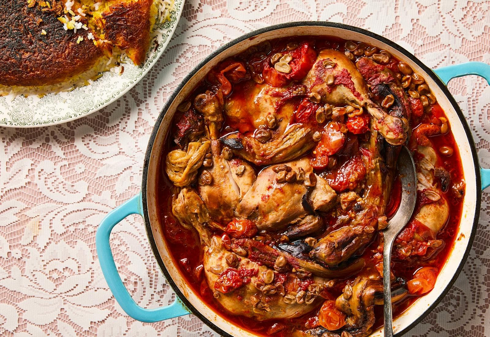 Classic Persian Eggplant and Chicken Stew (Khoresht-e Bademjan ba Morgh)