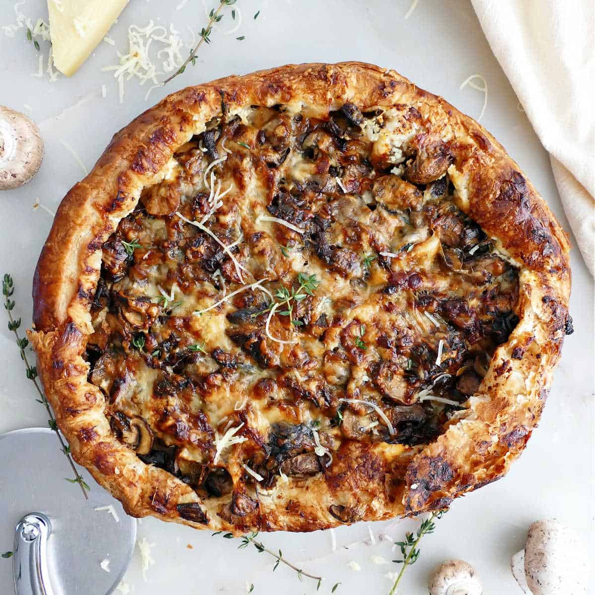 Crispy Mini Mushroom Galettes