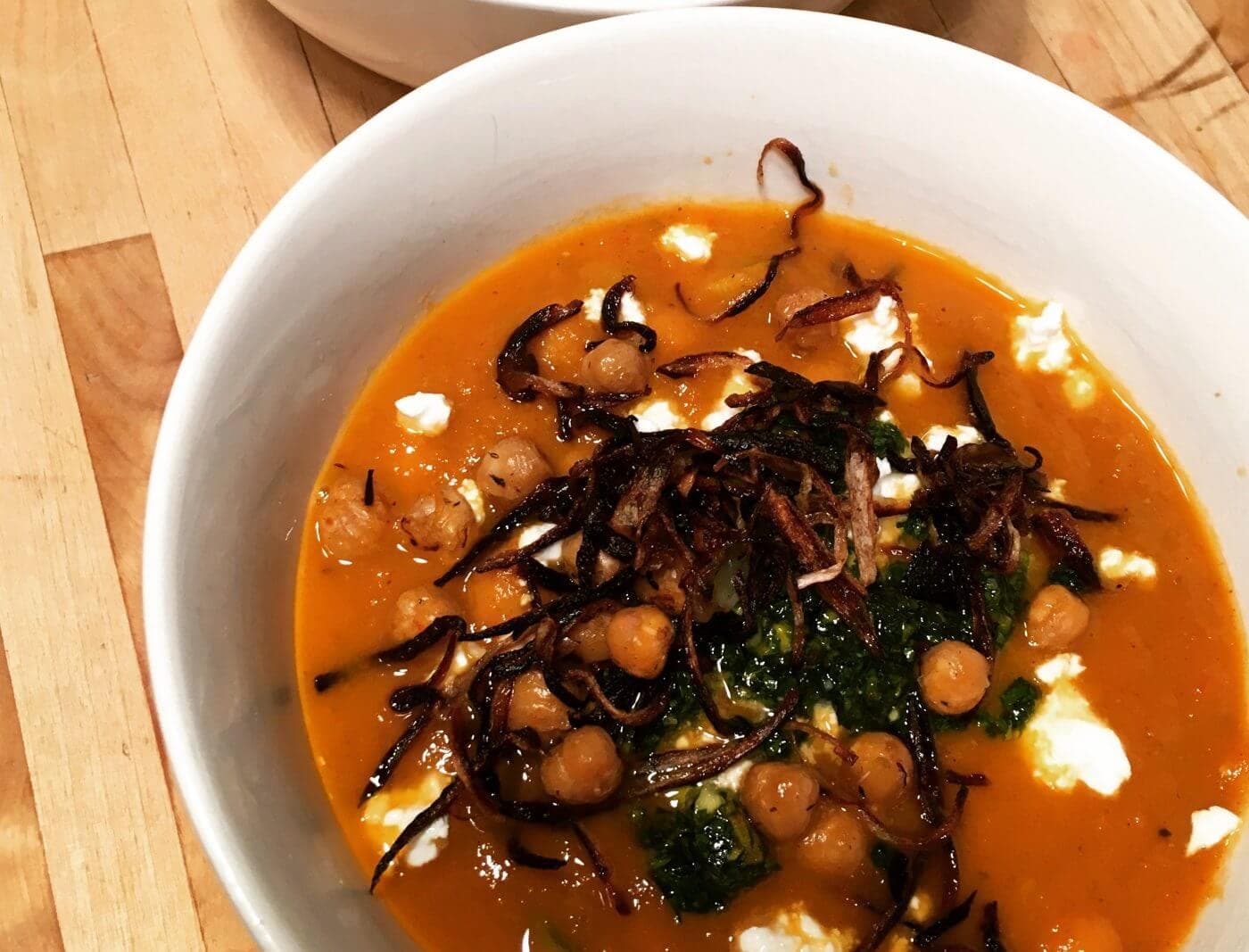 Simple Creamy Broth Soup (Microwave)