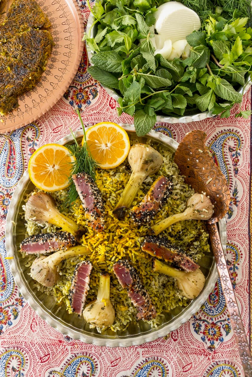 Persian-Style Tuna Noodles (Tah-Mahi ba Reshteh)