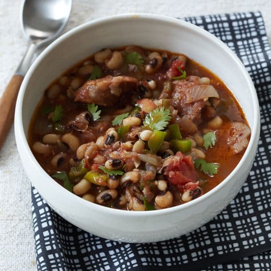 Persian-Style Black-Eyed Pea and Sausage Stew