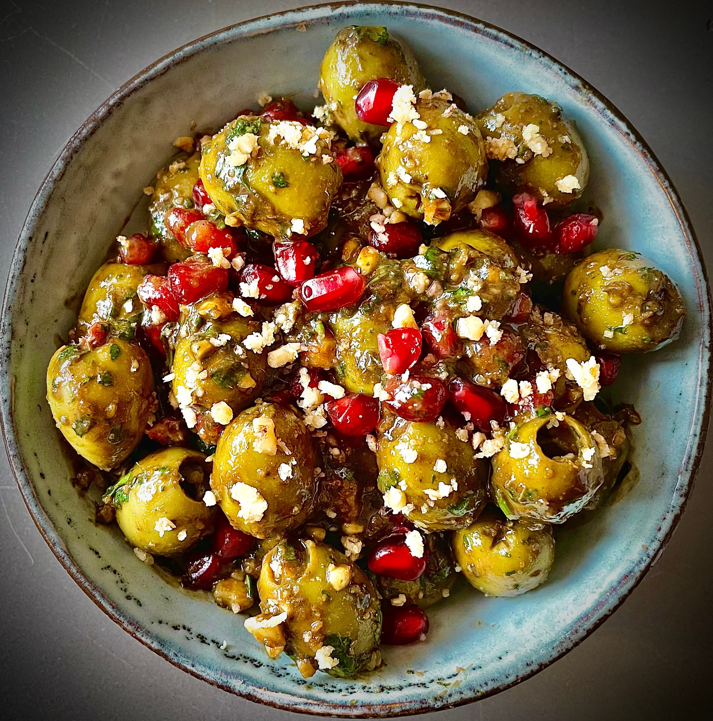 Herbed Cheese and Olive Party Balls