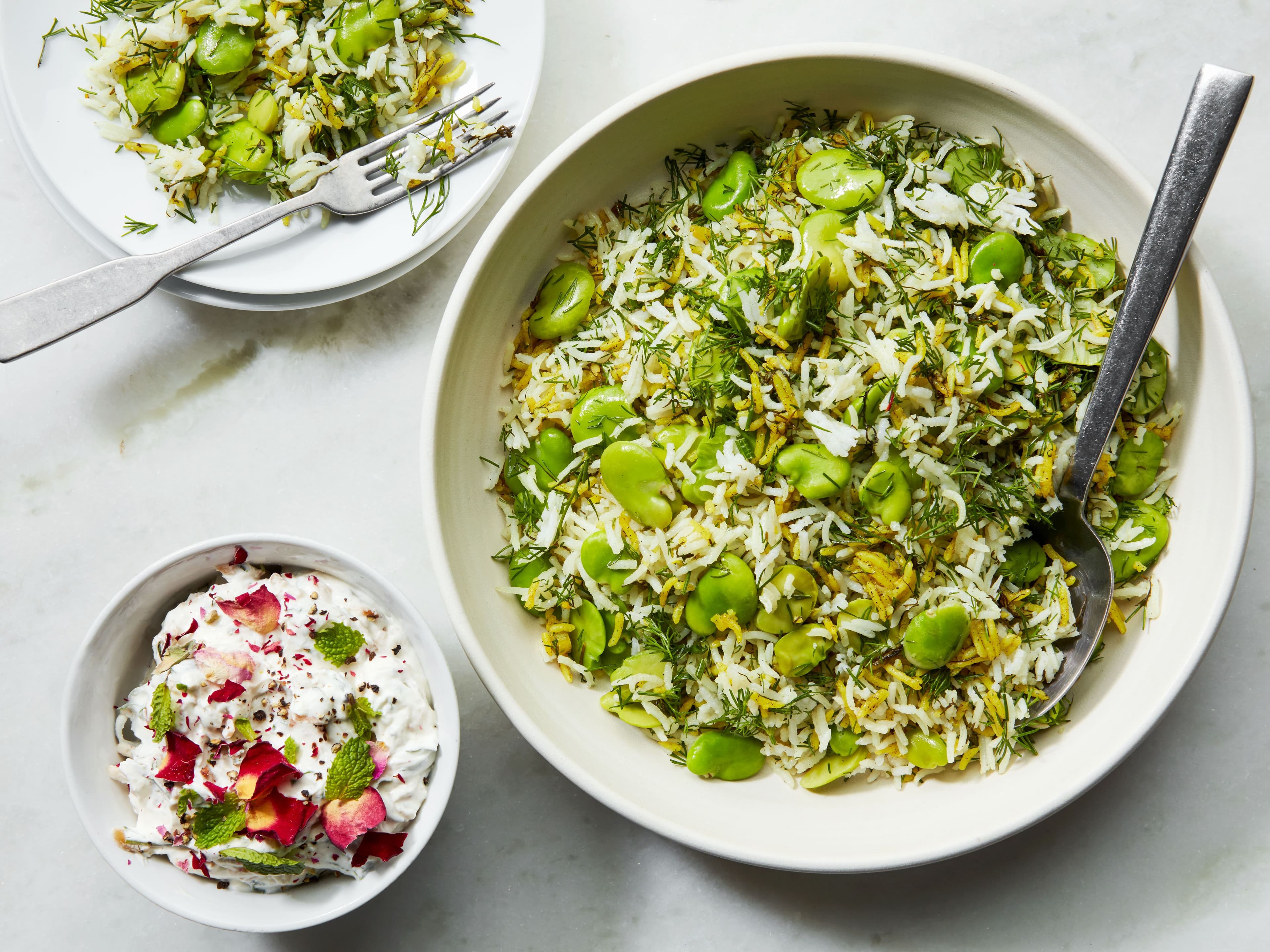 Spring Fava Beans with Peppers and Ham (Baghali-ye Bahareh)