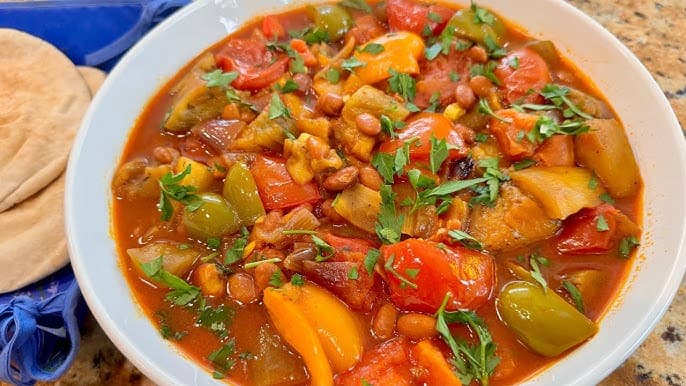 Colorful Persian-Style Vegetable Stew (Khorak-e Rangin-e Sabzijat)