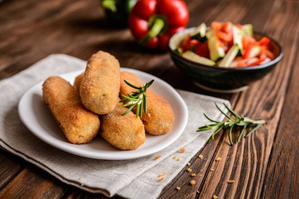 Crispy Chicken Croquettes (Karakat-e Morgh)