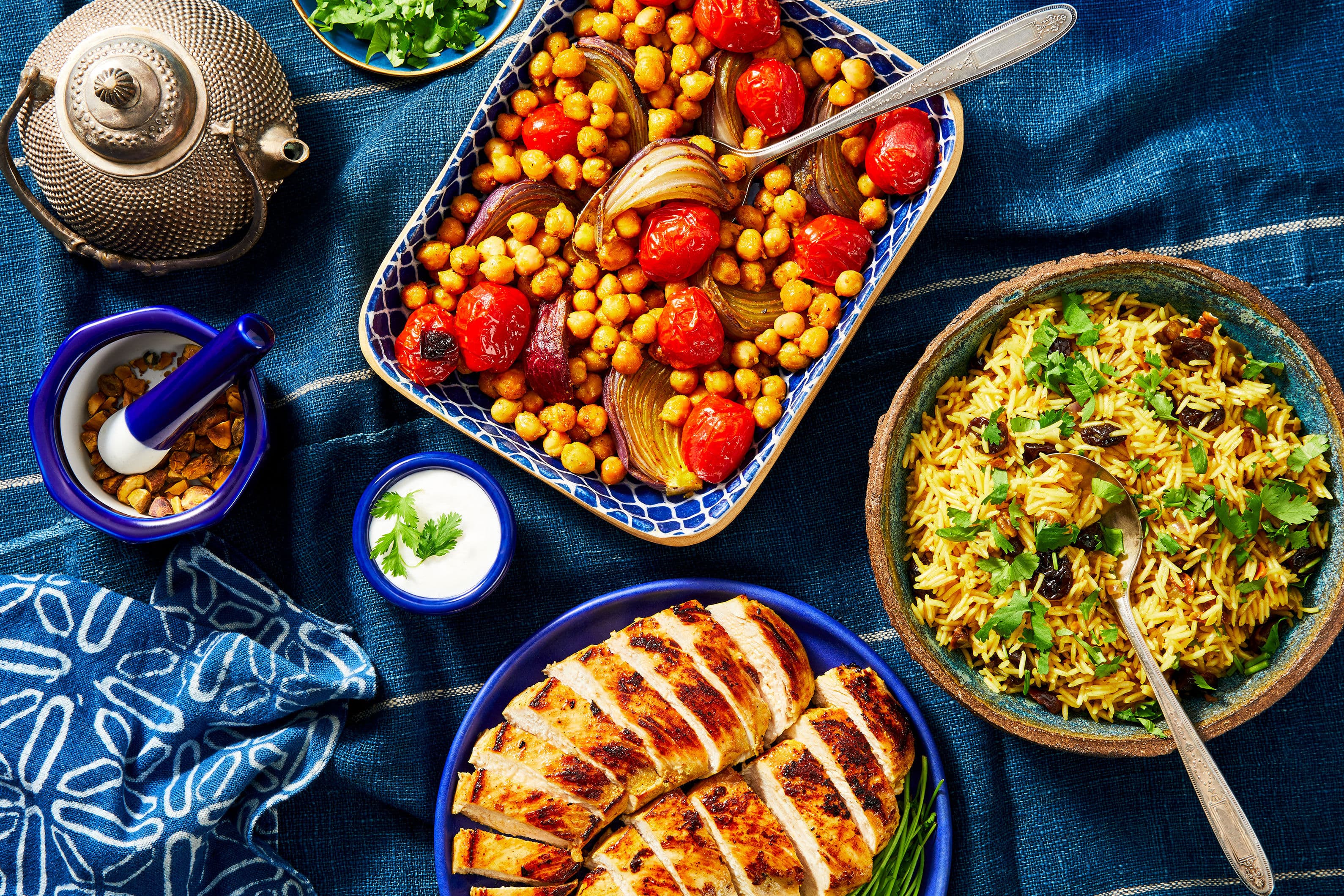 Herb-Spiced Chicken with Garden Vegetables