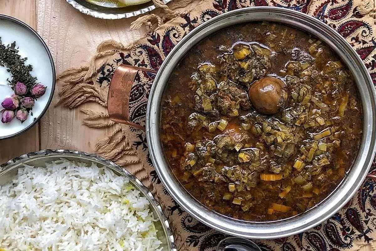 Persian Leek Stew (Khoresh Tareh Farangi)