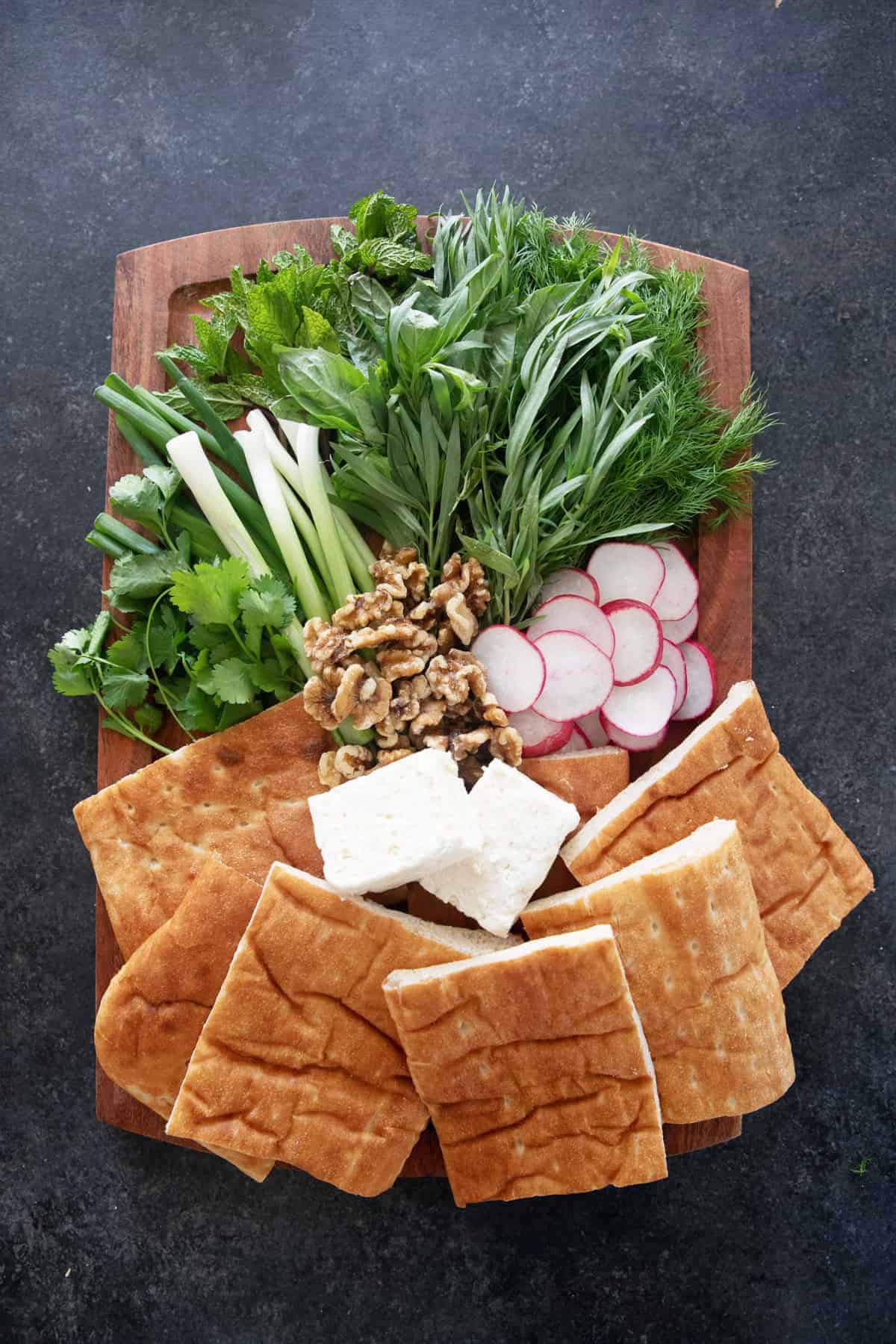 Classic Creamy Vegetable Hors d'Oeuvre Salad