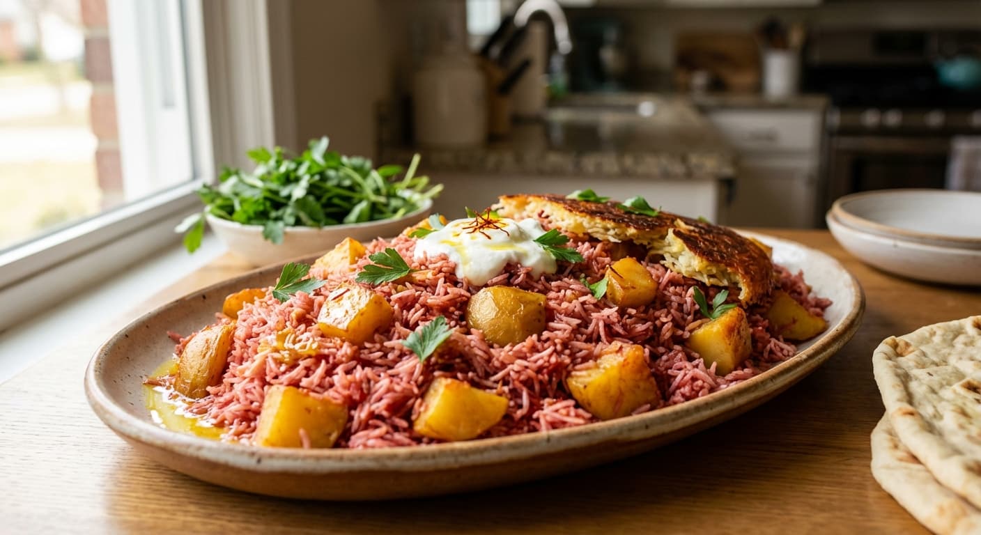 Dami Gojeh Farangi — Persian Tomato Rice - authentic persian recipe