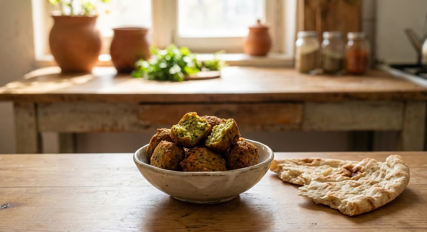 Falafel Khaneghi — Persian Homemade Chickpea Fritters - authentic persian recipe