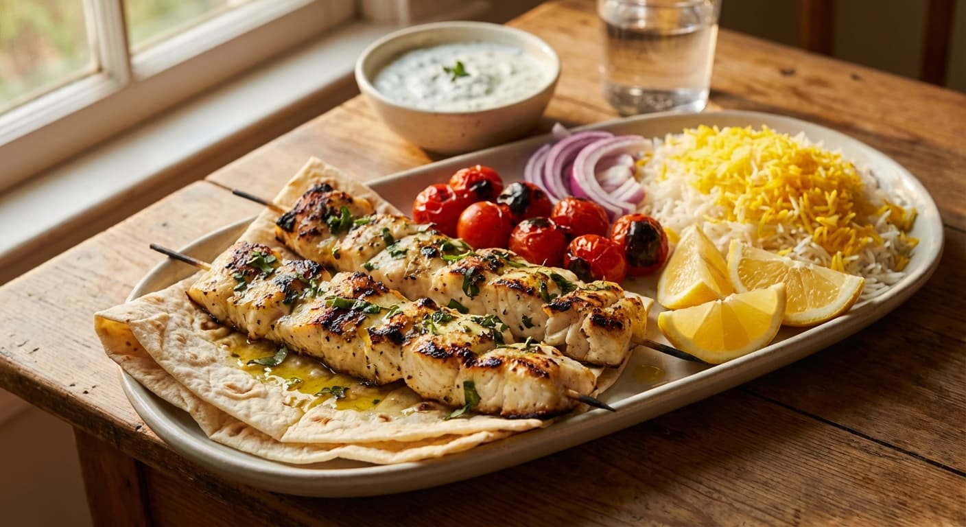 Fileh Mahi Kababi — Persian Grilled Lemon-Basil Fish Fillet - authentic persian recipe
