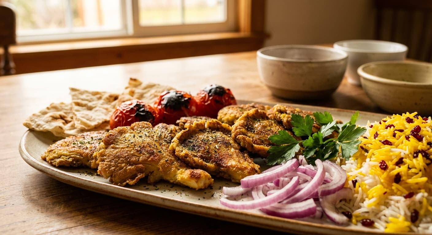Kabab-e Gharch — Crispy Persian Mushroom Kebabs - authentic persian recipe