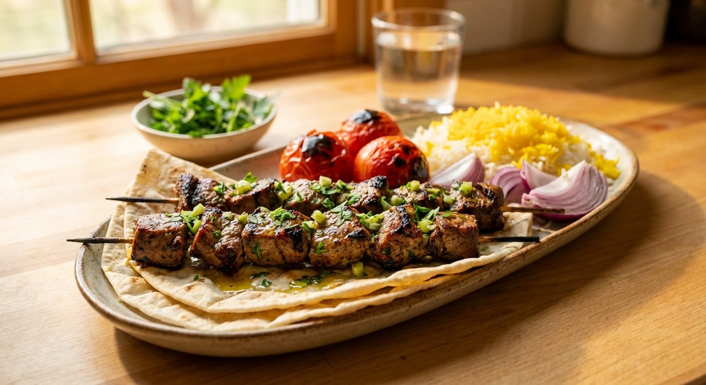 Kabab-e Qarqavol — Persian-Style Lemon Marinated Pheasant Kebabs - authentic persian recipe