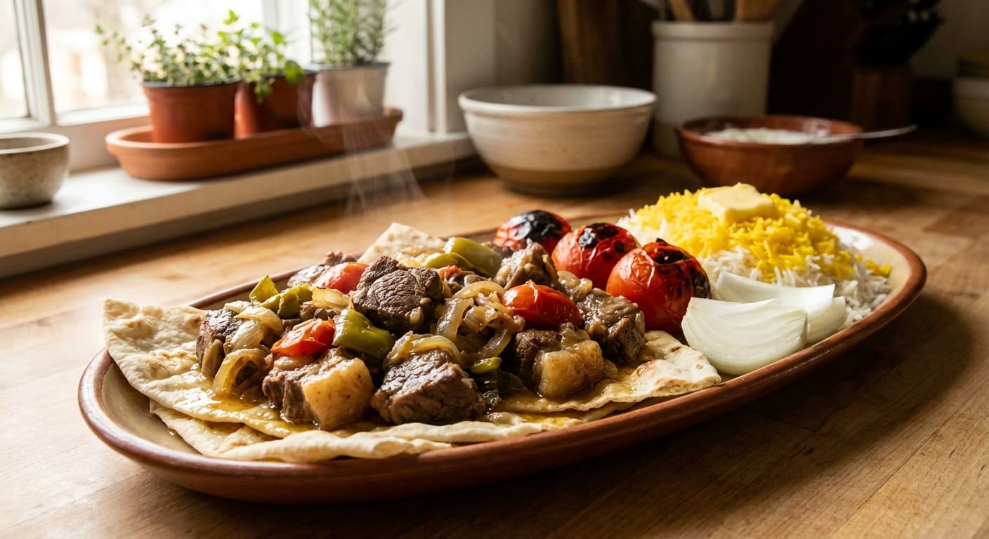 Kabab Hosseini — Persian Steamed Lamb Kebab - authentic persian recipe