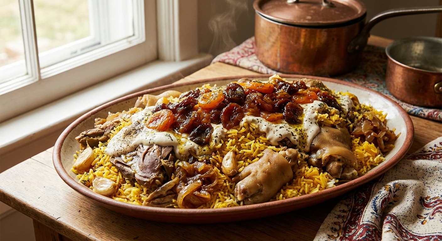 Kalleh Pacheh Polo — Persian Sheep’s Head and Trotters Rice - authentic persian recipe