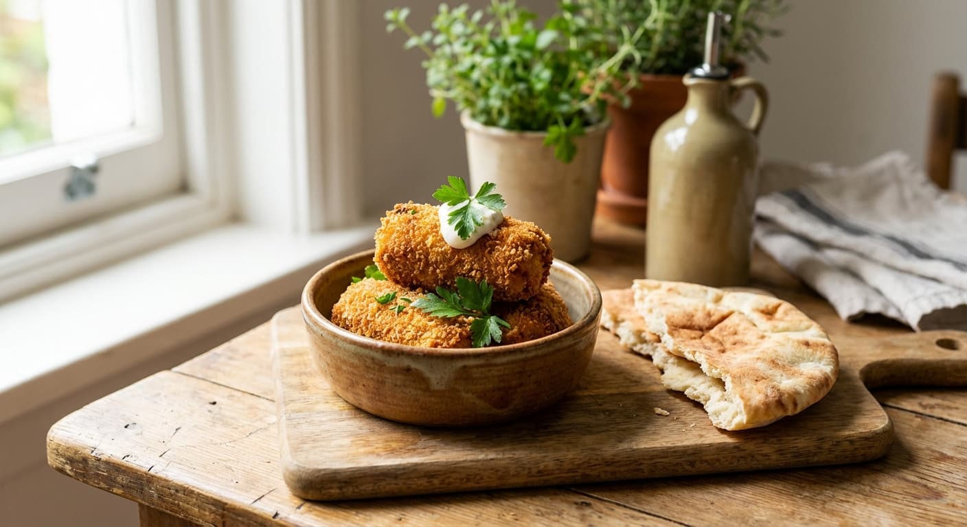 Karakat-e Morgh — Persian-Style Crispy Chicken Croquettes - authentic persian recipe