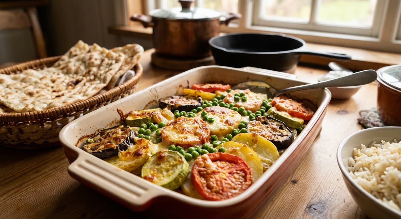 Khorak-e Bademjan va Kadu — Persian Baked Eggplant and Zucchini Medley - authentic persian recipe