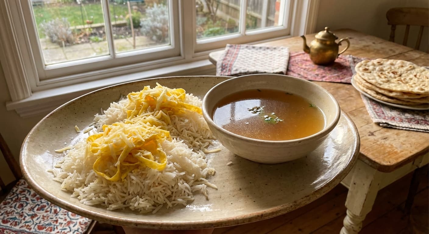 Konsomeh Berenj — Persian Rice Consommé - authentic persian recipe