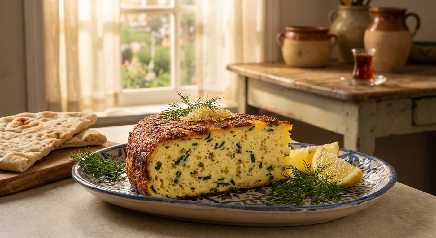 Kookoo Khaviar Mahi Sefid — Persian Whitefish Caviar Kuku - authentic persian recipe