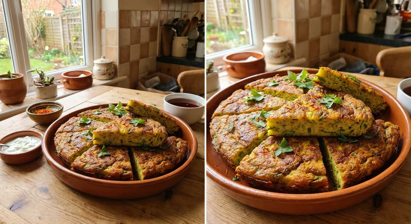 Kookoo-ye Kadoo Sabz — Persian Zucchini Frittata - authentic persian recipe
