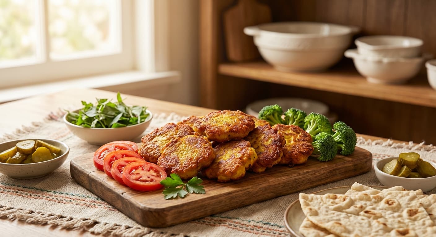 Kotlet Ba Morgh — Persian Chicken and Potato Cutlets - authentic persian recipe