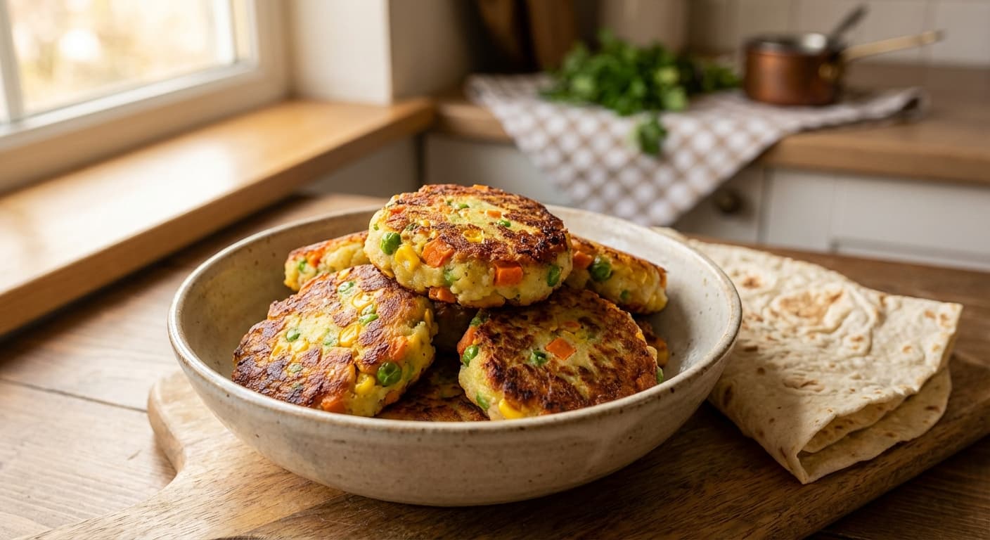 Kotlet-e Giahi — Persian Vegetable Cutlets - authentic persian recipe
