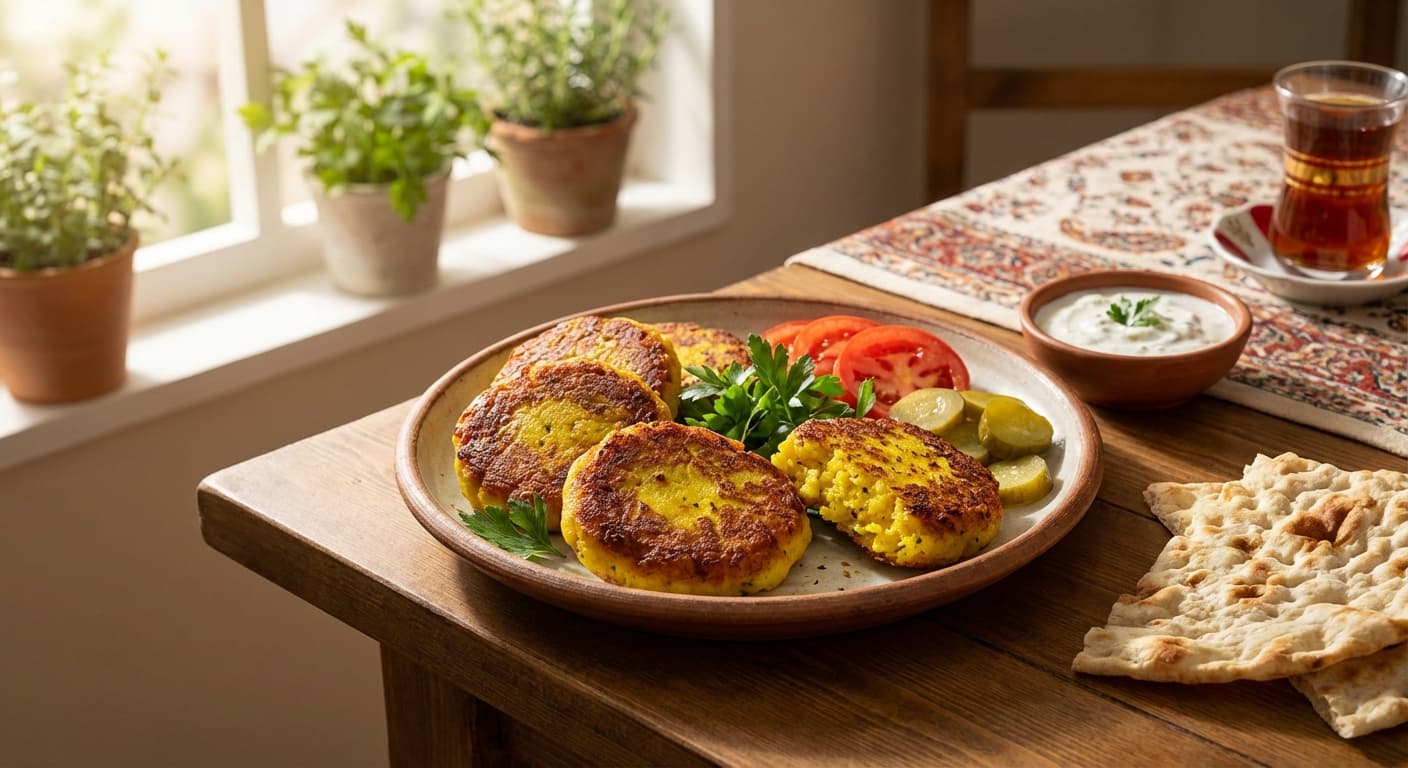 Kotlet Sib Zamini — Persian Crispy Potato Cutlets - authentic persian recipe