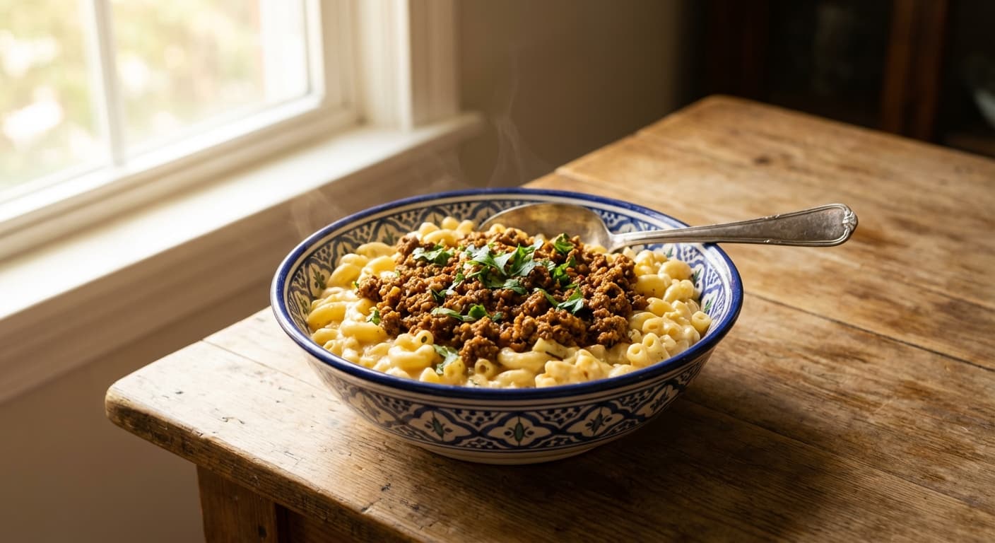 Makaronieh Paneer — Persian-Style Macaroni and Cheese - authentic persian recipe