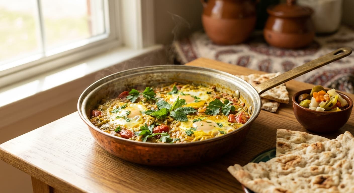 Mirza Ghasemi-ye Kadoo — Persian Zucchini, Tomato, and Egg Skillet - authentic persian recipe