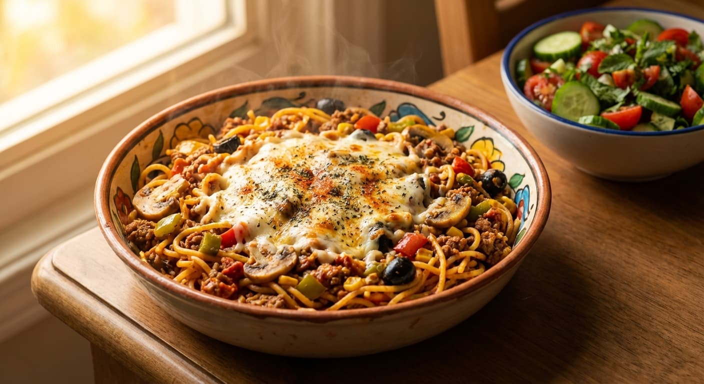 Noodle-e Goosht — Persian-Style Savory Meat & Vegetable Noodles - authentic persian recipe