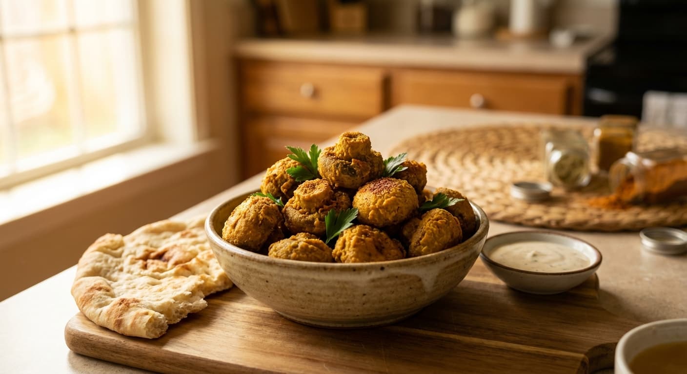 Ordoor Gharch — Persian-Style Crispy Mushroom Hors d’Oeuvre - authentic persian recipe