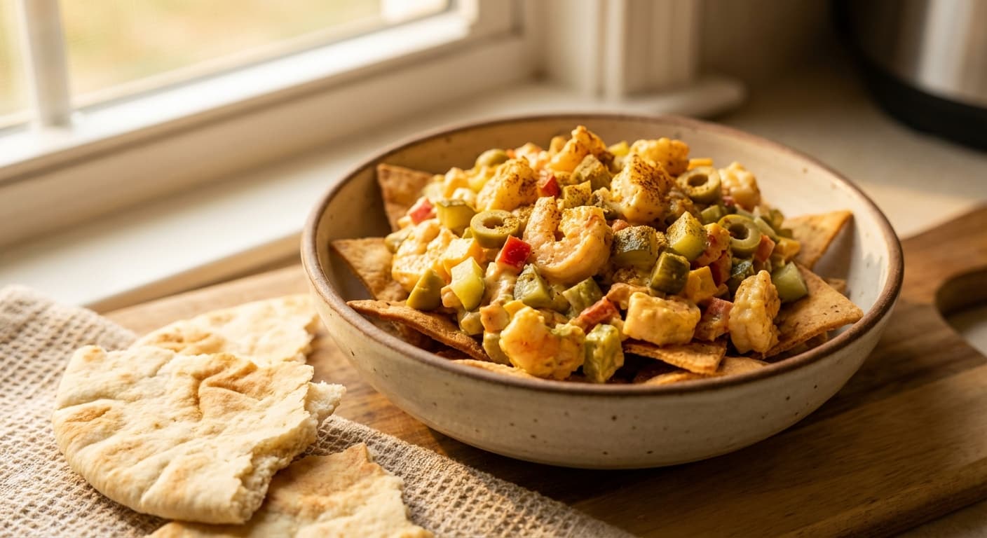 Ordoore Meygoo — Baked Shrimp & Cheddar Chip Hors d’Oeuvre - authentic persian recipe