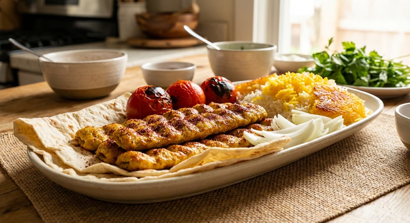 Kabab-e Morgh — Persian Pan-Fried Chicken Koobideh - authentic persian recipe