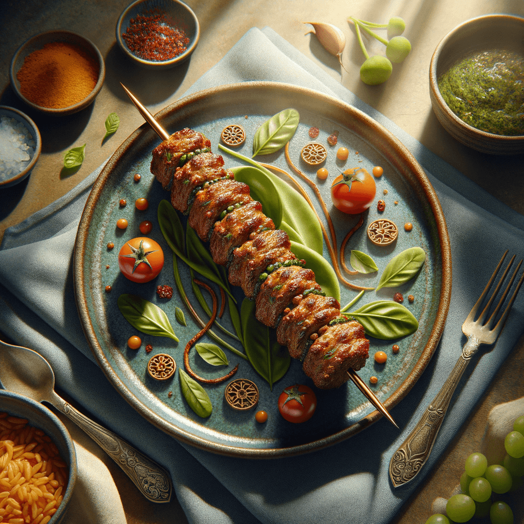 Persian Tarragon Skillet Kebab (Kabab-e Tarkhoun)