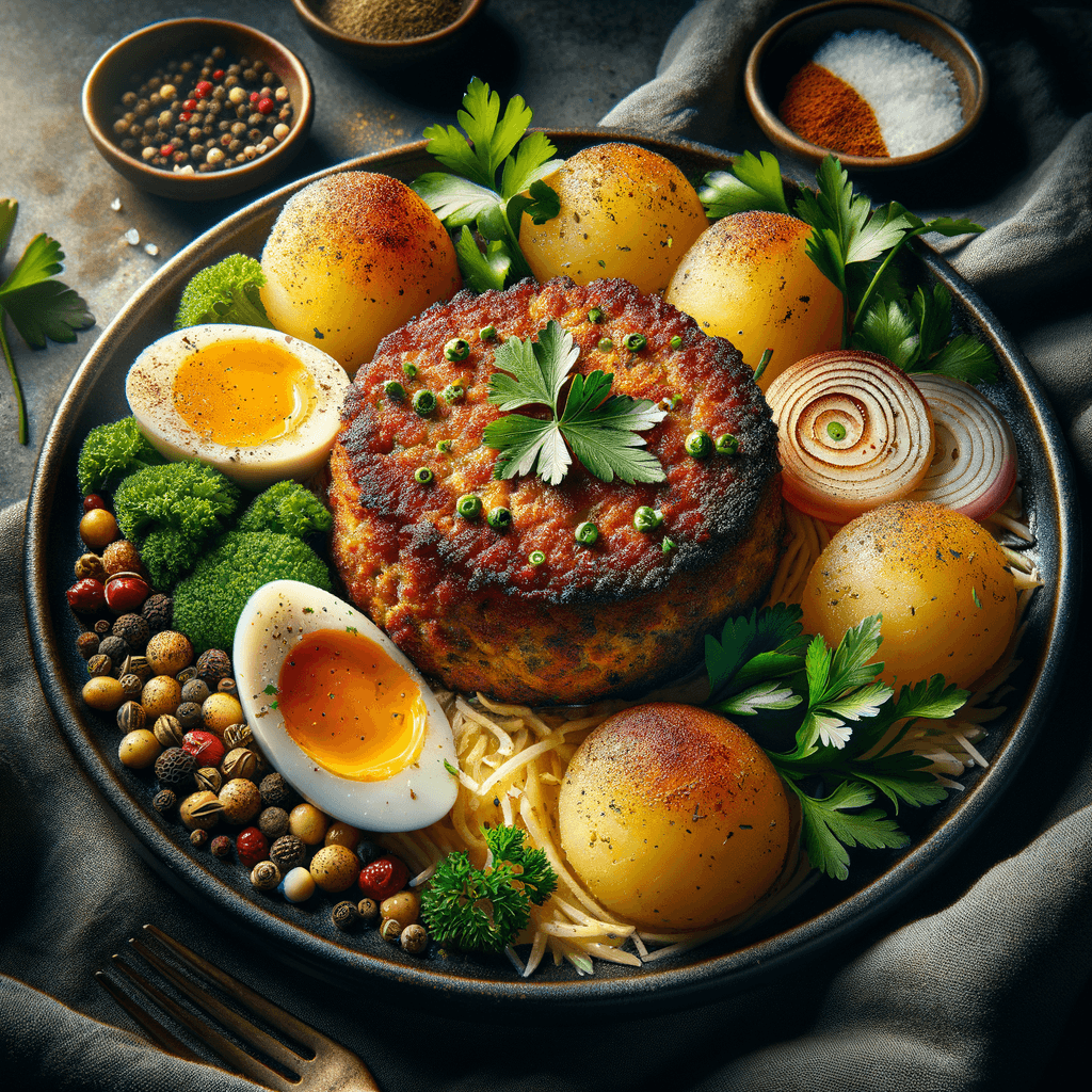 Persian-Style Chicken Potato Cutlets (Kotlet Ba Morgh)