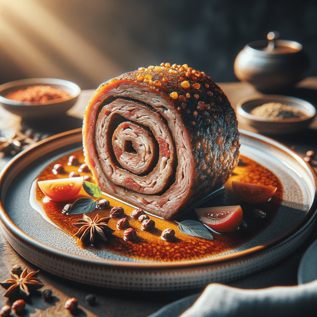 Persian-Style Rolled Meatloaf (Roulade Gooshti)