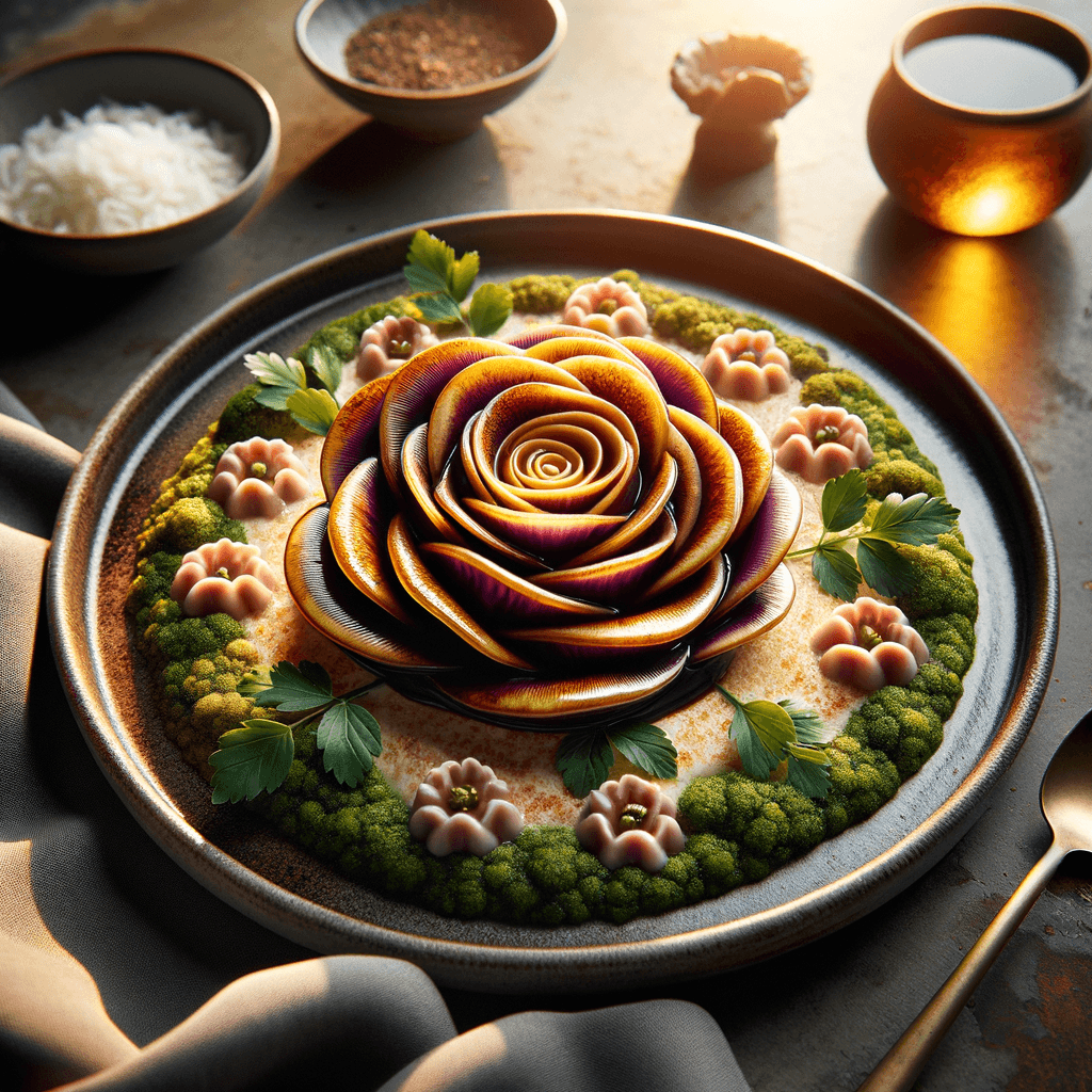 Persian Eggplant Rose Bake (Khorak Roz-e Bademjan)