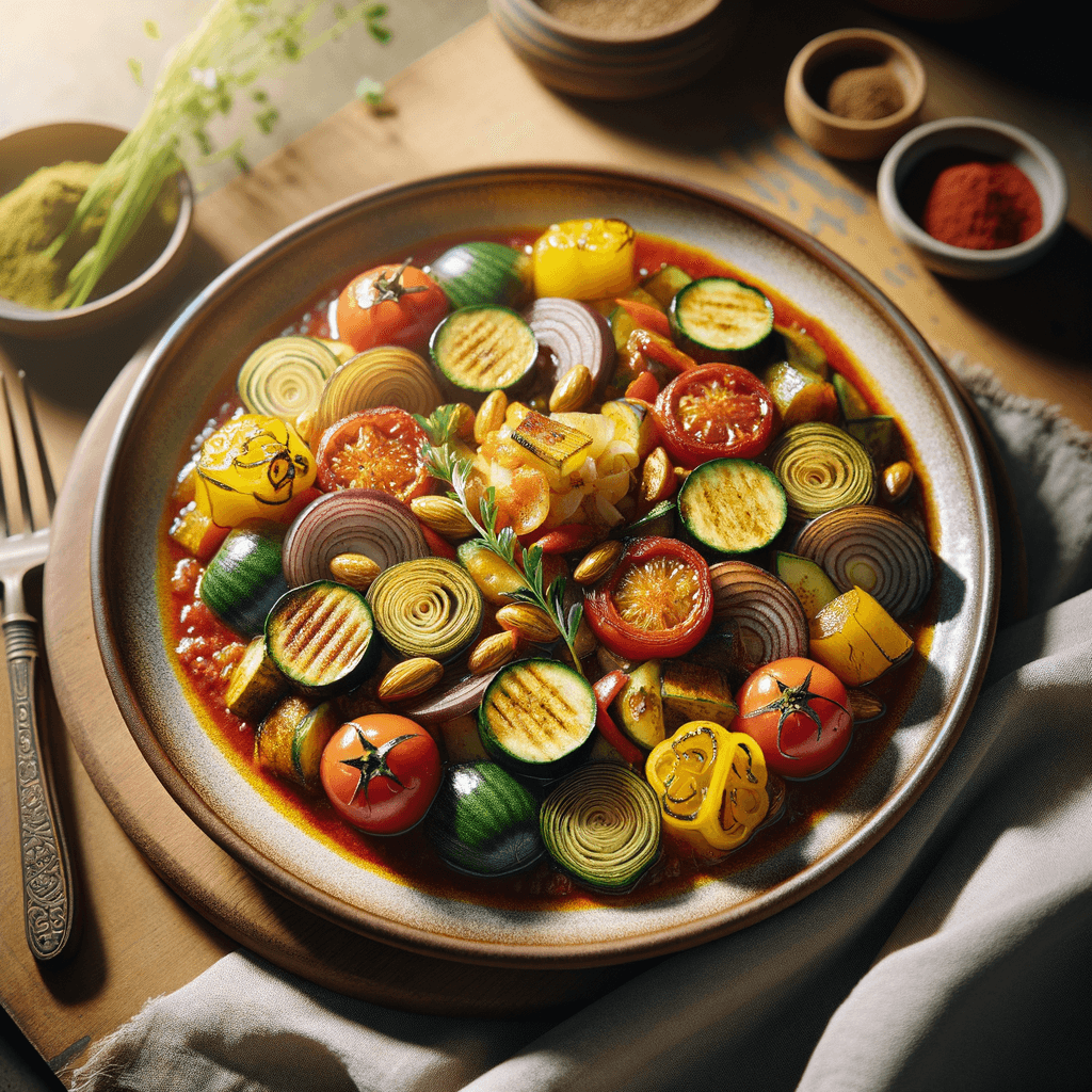 Herb-Layered French Vegetable Ratatouille