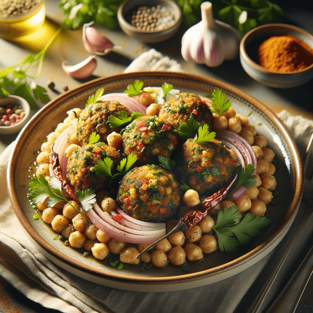 Khuzestani-Style Spicy Chickpea Falafel