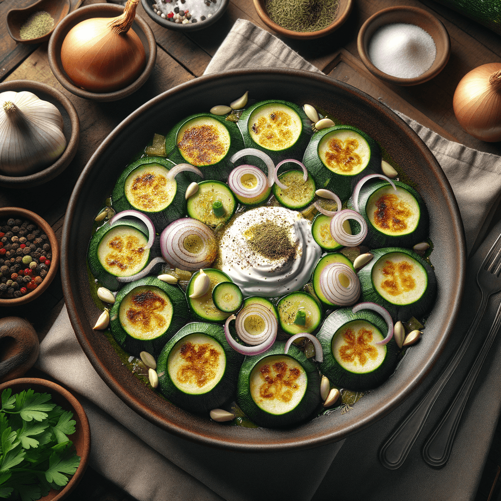 Classic Persian Zucchini Borani (Borani Kadu)