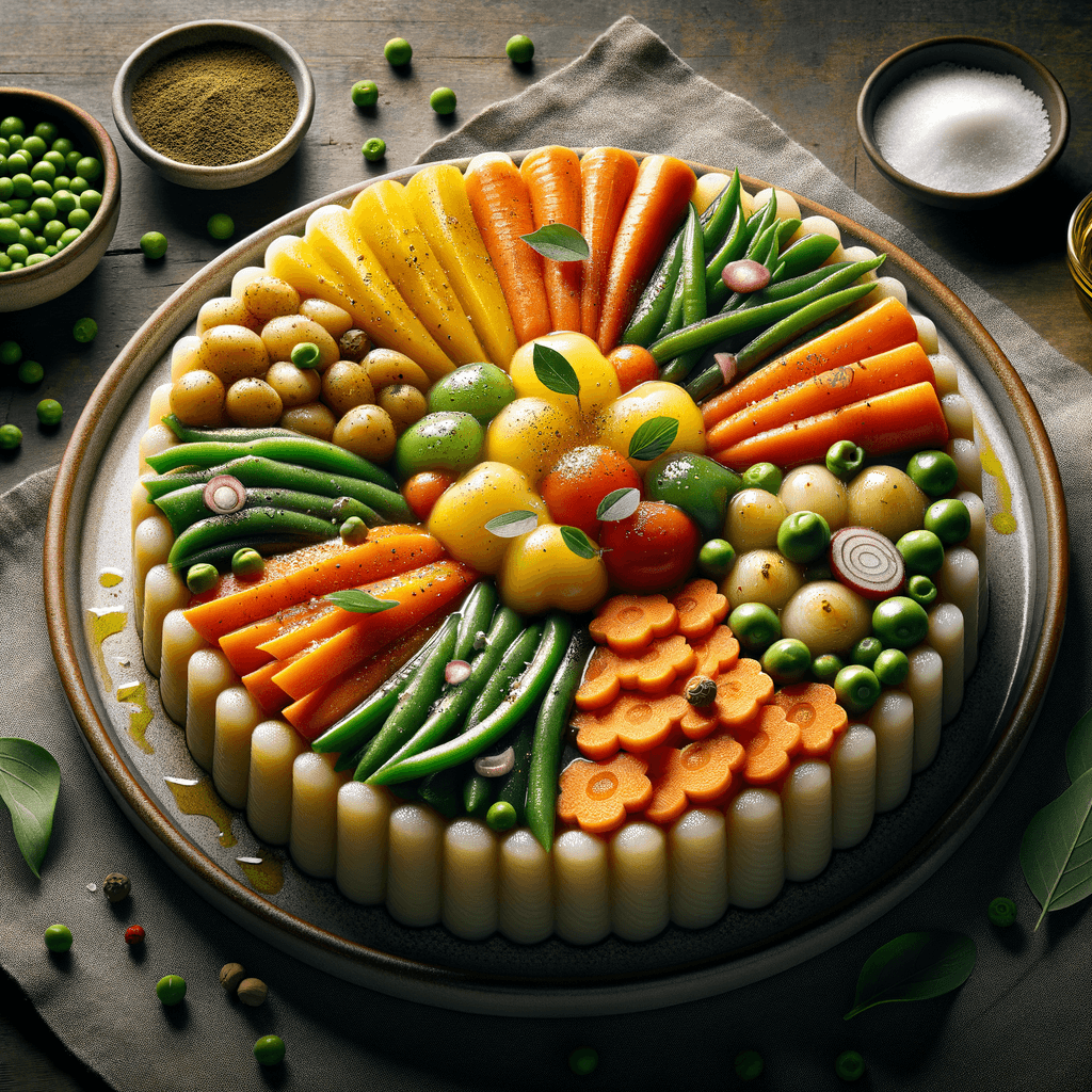 Baked Persian Molded Vegetable Casserole (Khorak Ghalebi Sabzijat)