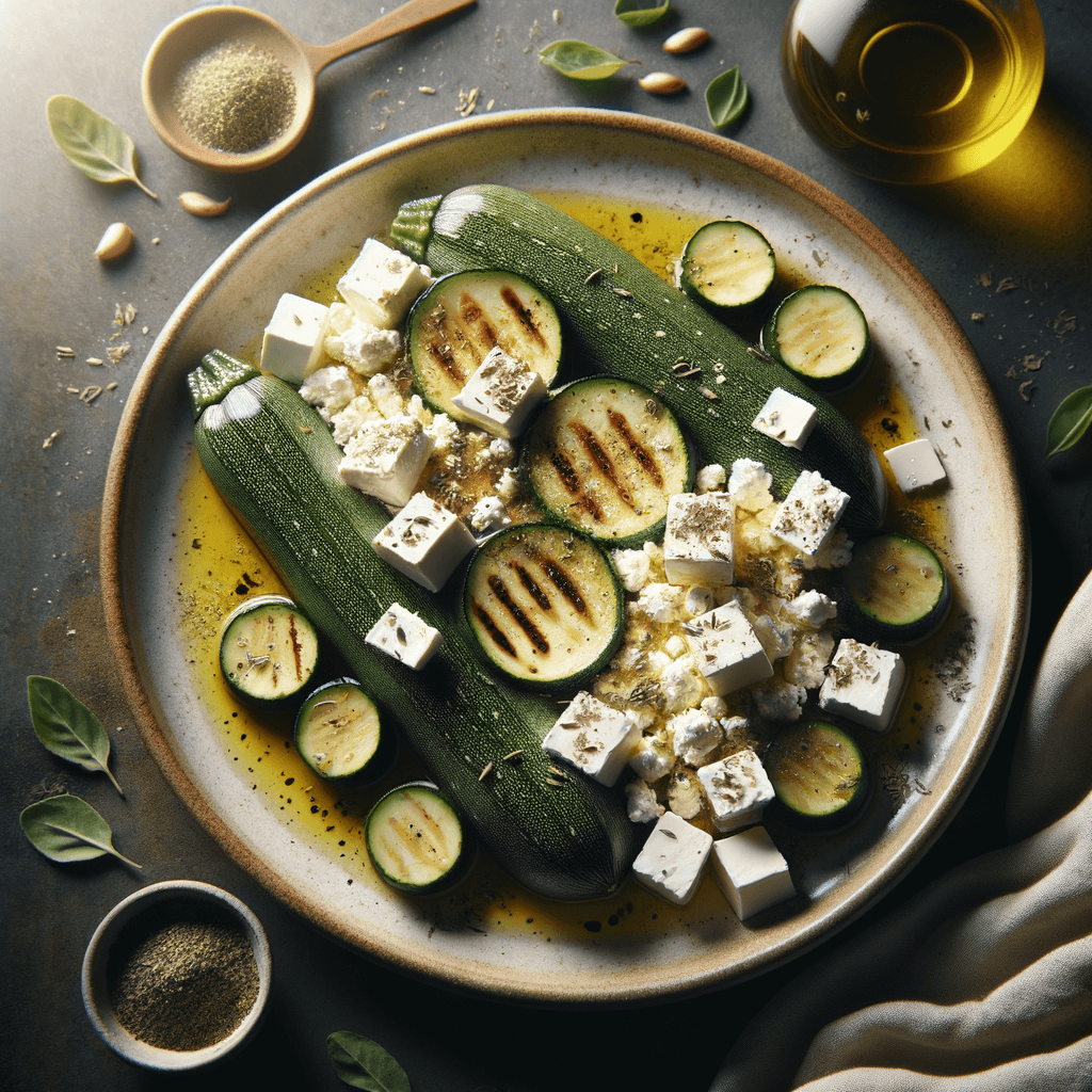 Sautéed Zucchini with Feta and Fresh Herbs