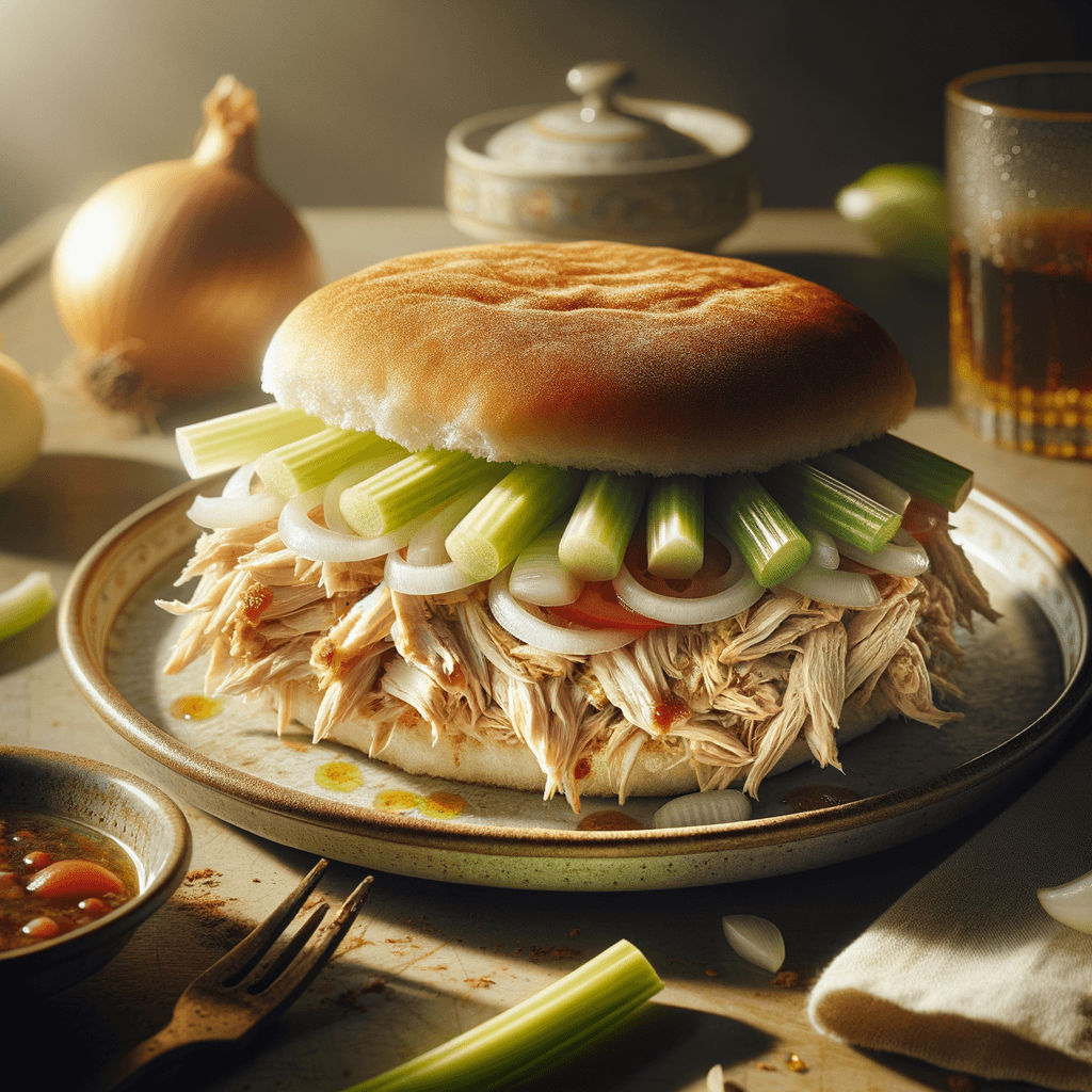 Premium Creamy Chicken & Garden Vegetable Sandwich