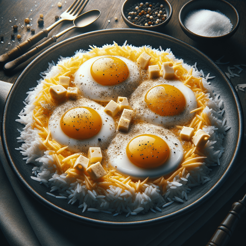 Persian Rice and Cheese Omelette (Omelet-e Berenj va Panir)