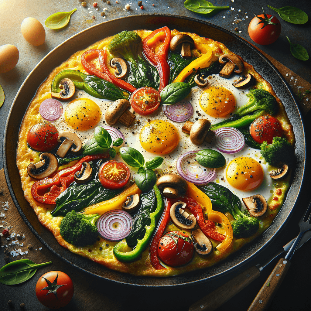 Persian-Style Vegetable Omelette (Omelet-e Sabzijat)