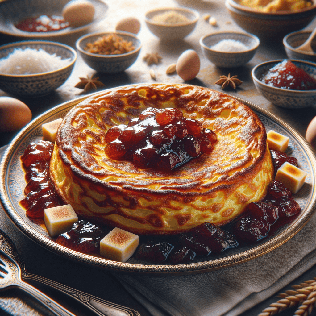 Persian Jam-Filled Omelette (Omelet Moraba)